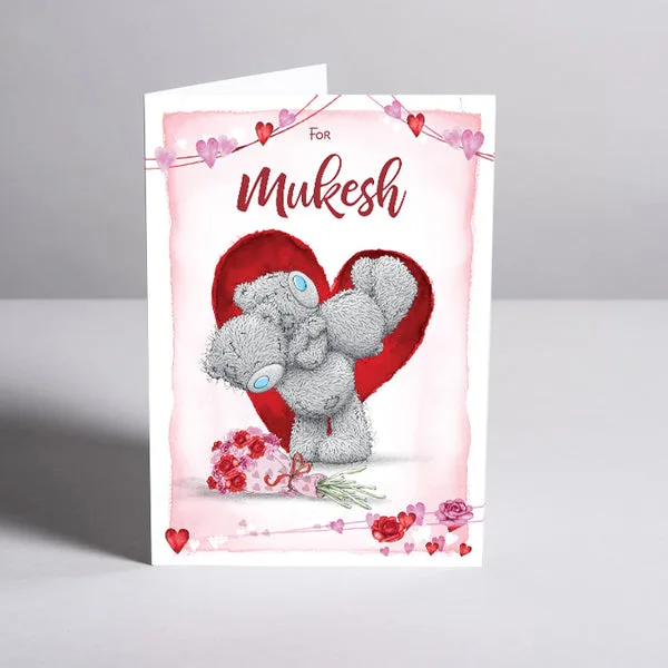 Personalised Me to You Card - Head over Heels thumbnail 1