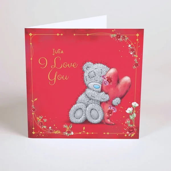Personalised Me To You Card - I love you thumbnail 1