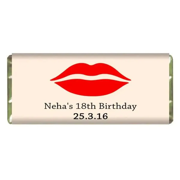 Personalized Chocolate Bar - Birthday Age thumbnail 1