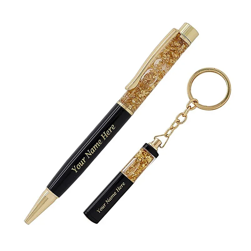 Personalized Pen & Keychain Set – Custom Name Engraved Gift Set for Men & Women thumbnail 2