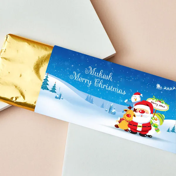 Personalized Chocolate Bar - Xmas thumbnail 2