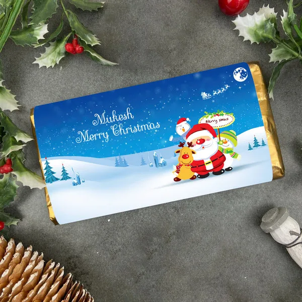 Personalized Chocolate Bar - Xmas thumbnail 1