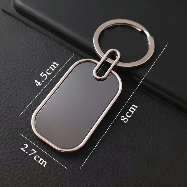 Personalized Metal Name Keychain thumbnail 2