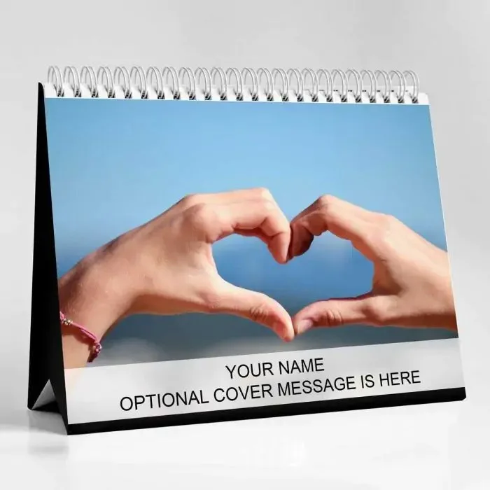 Personalised Photo Desk Calendar – Custom Name & Message Edition thumbnail 2