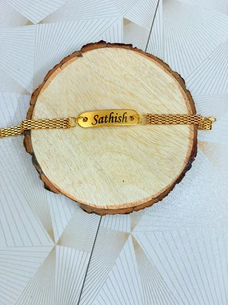 Rakhi Variant 2 – Metal Bracelet Rakhi | Stylish & Durable Design thumbnail 2