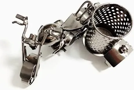 The Decor Deal Bullet Metal Pen Pencil Holder Showpieces for bike lovers Brand: The Decor Deal thumbnail 3