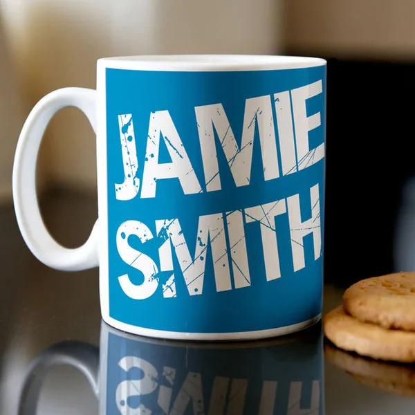 Personalised Mug - Royal Blue thumbnail 2