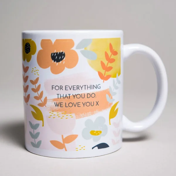 Personalised Mug - Floral thumbnail 2