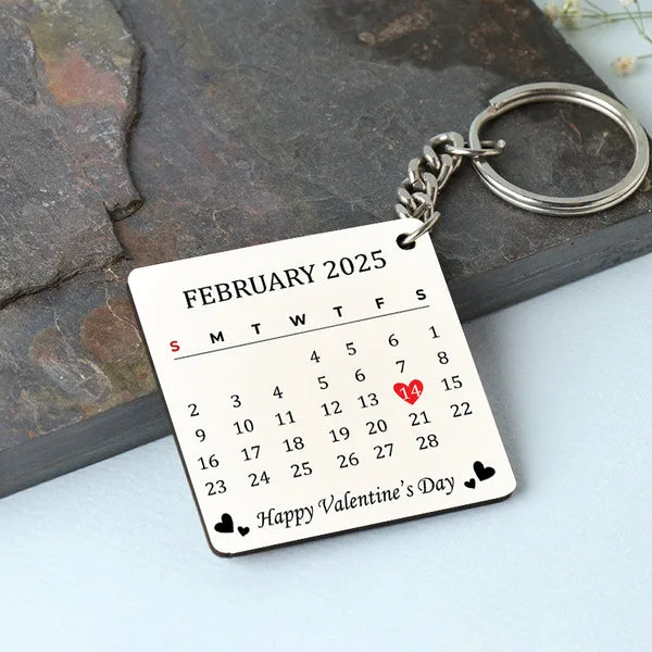 Valentine's Day Calendar Keychain - Photo thumbnail 2