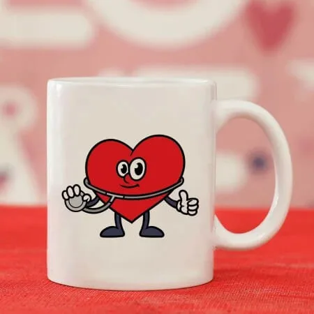 Personalized Love Doctor Ceramic Mug thumbnail 2