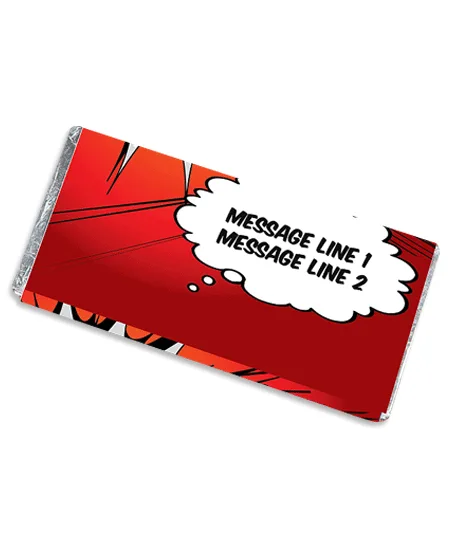 Personalized Chocolate Bar-Comic Red Flash thumbnail 2