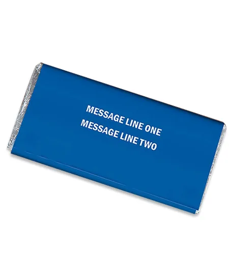 Personalized Chocolate Bar- Blue Lable thumbnail 2
