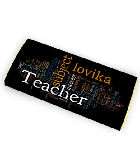Personalized Chocolate Bar – Subject For Teacher’s thumbnail 2
