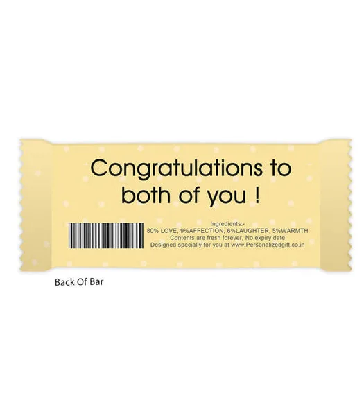 Personalized Chocolate Bar – On Wedding Day thumbnail 3