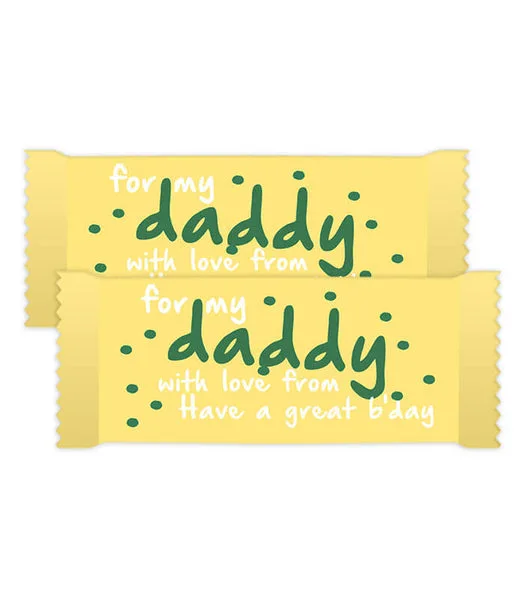 Personalized Chocolate Bar – For My Daddy thumbnail 2