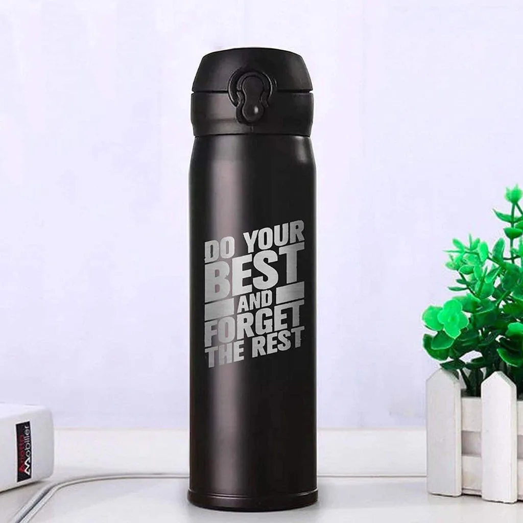Do Your Best and Forgot The Rest Vacuum Insulated Thermos Flask thumbnail 3