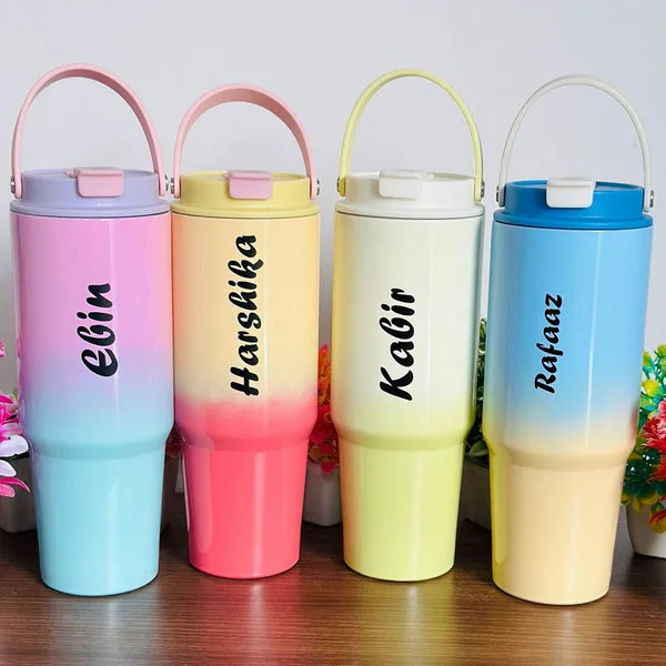 Premium 860ml Personalized Stainless Steel Celebrity Tumbler (Multi Colour) thumbnail 2
