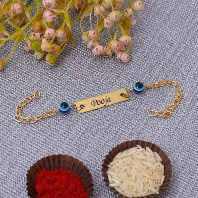 Rakhi Variant 2 – Metal Bracelet Rakhi | Stylish & Durable Design thumbnail 1