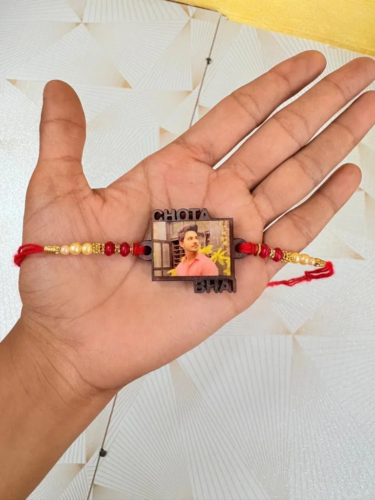 Rakhi Variant 89 – Dual Layer Photo Rakhi | Custom Picture Rakhi thumbnail 1