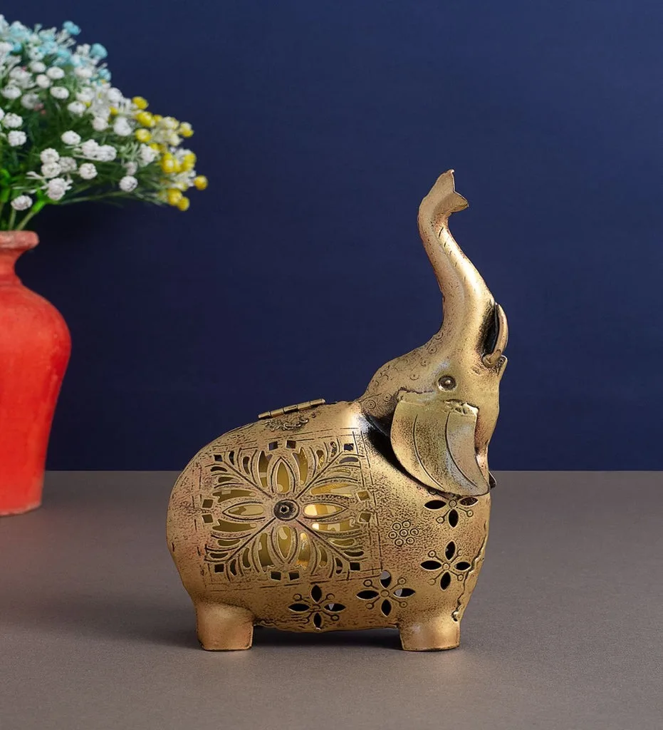 Elephant Style Candle Holder Pack of 2 thumbnail 1