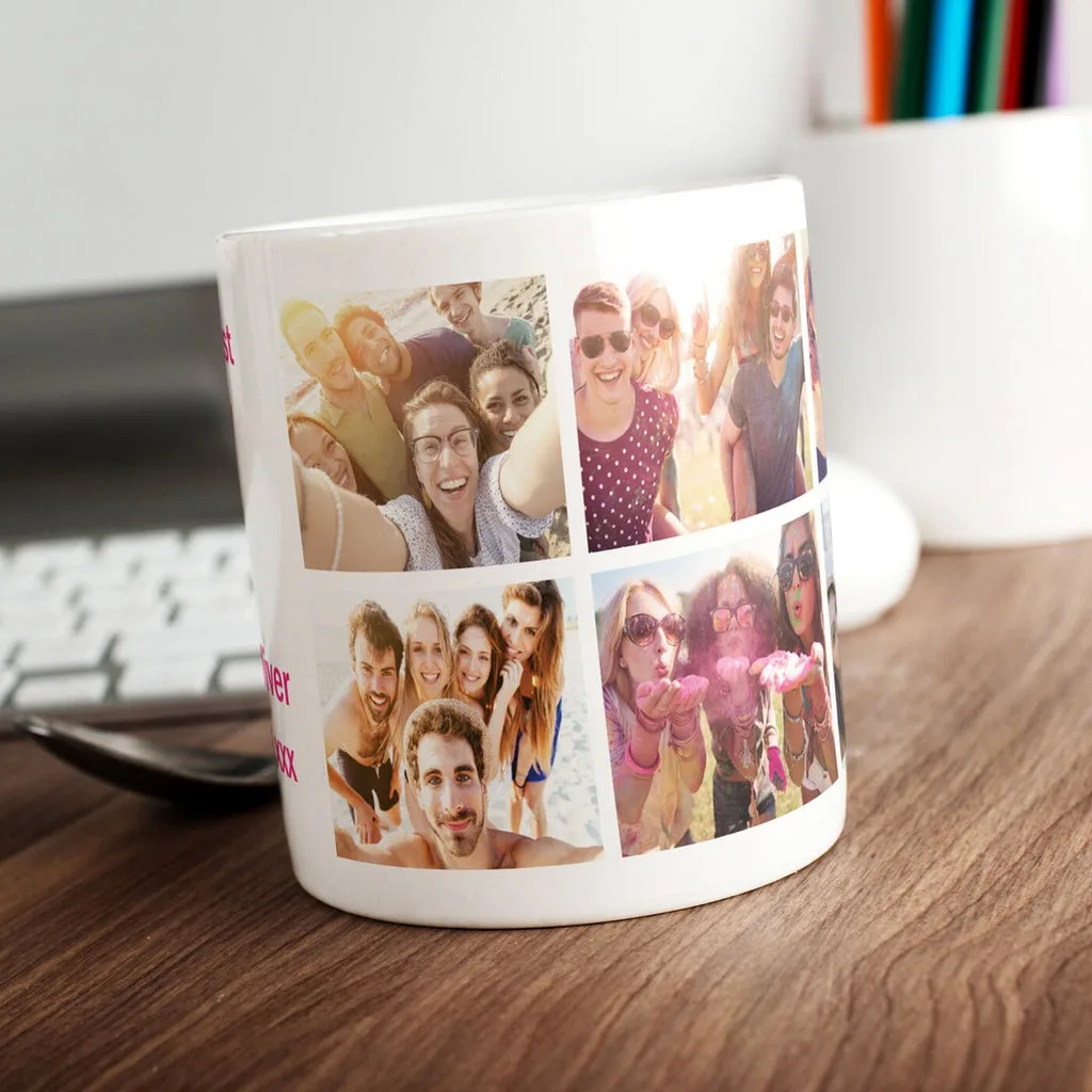 Photo Upload Mug - 6 Photos & Message thumbnail 1
