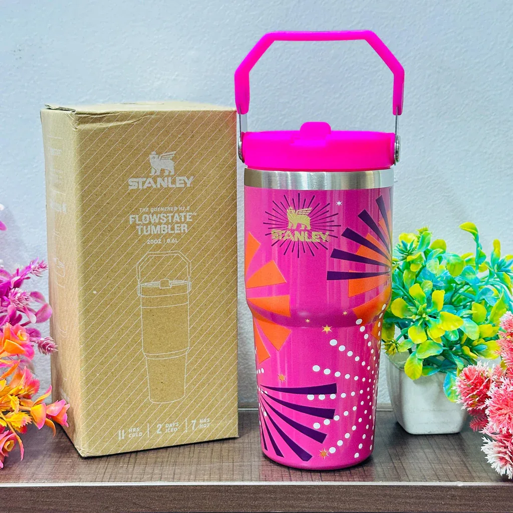 Stanley Mini Insulated Water Bottle 600ml - Stainless Steel Leak Proof Sipper with Handle thumbnail 1