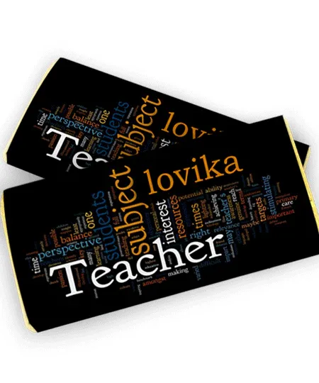 Personalized Chocolate Bar – Subject For Teacher’s thumbnail 1