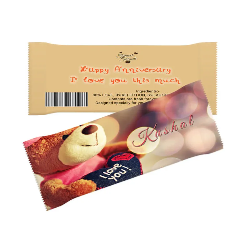 Personalized Chocolate Bar – I Love You thumbnail 1