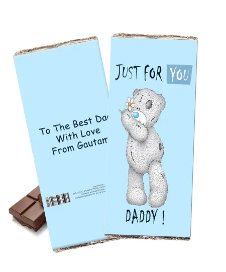 Personalized Chocolate Bar – Just For You thumbnail 1