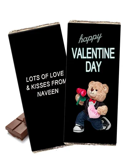 Personalized Chocolate Bar – Happy Valentine’s Day thumbnail 1