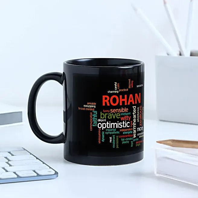 Personalized Name Word-Art Coffee Mug
