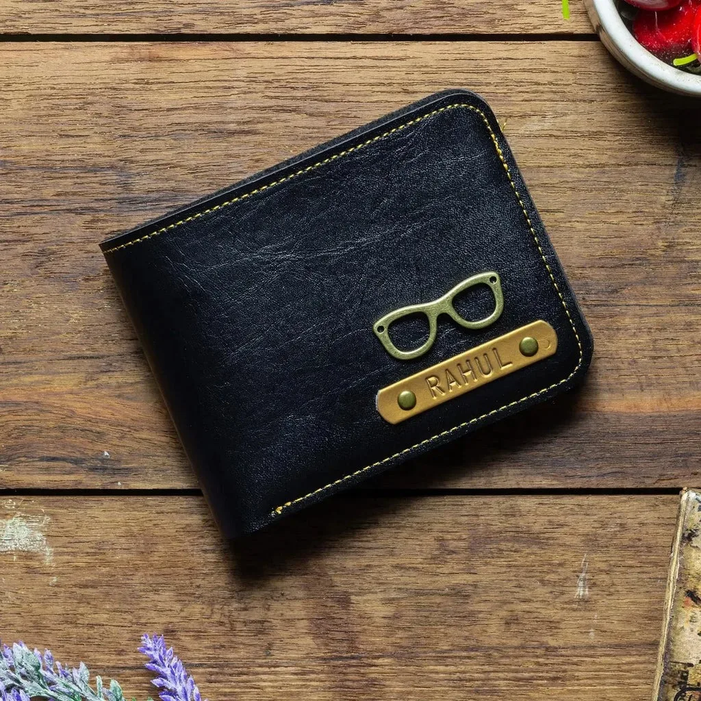 Personalised Black Men’s Wallet