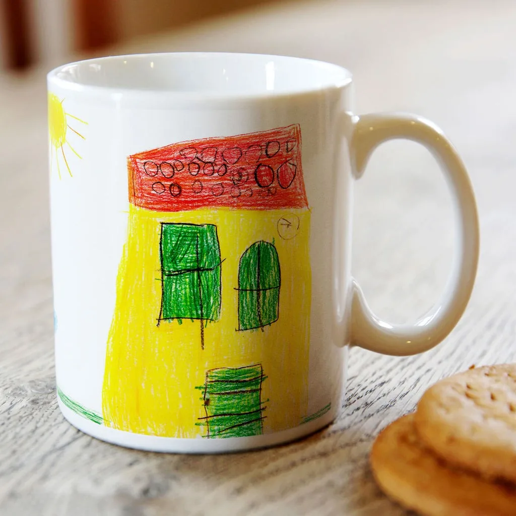Artwork Upload Mug - Child's Drawing